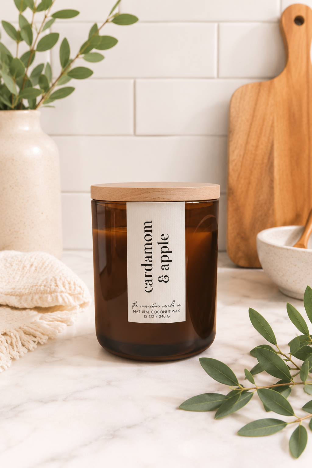 Coconut Wax Wooden Wick Candle