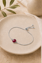 Adjustable Gemstone Bracelet