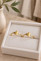 Waterproof Heart Stack Ring by Mesa Blue | Stainless Steel