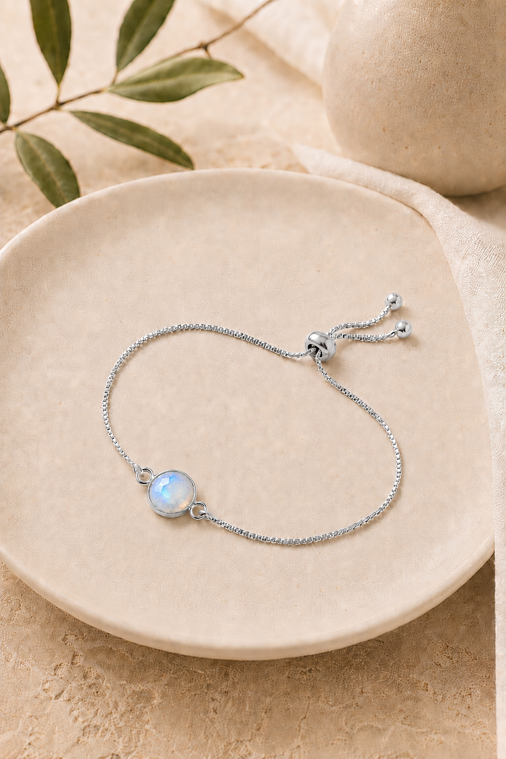 Adjustable Gemstone Bracelet