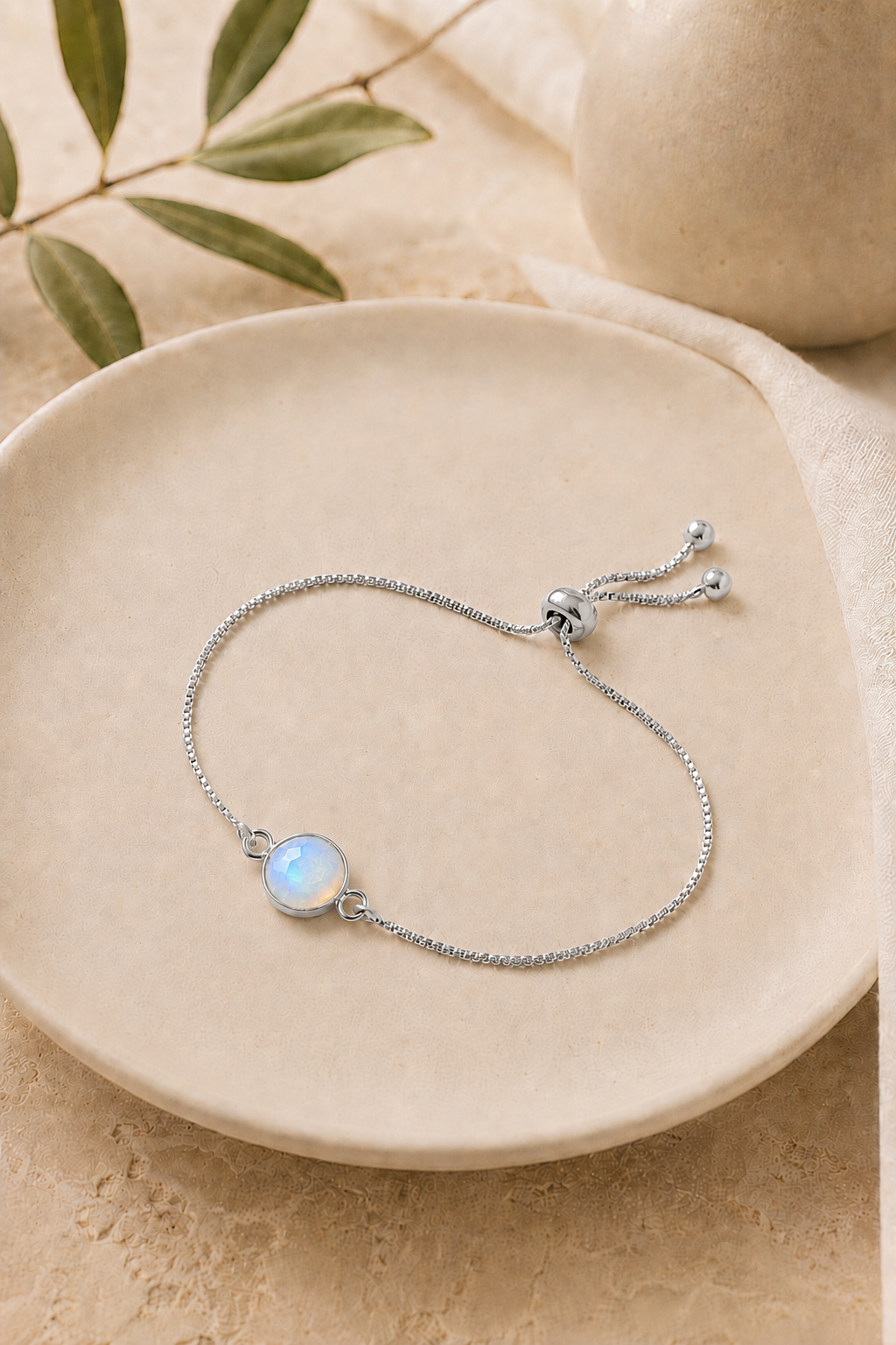 Adjustable Gemstone Bracelet