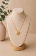 Moonstone Starburst Necklace by Satya Jewelry