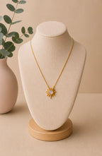 Moonstone Starburst Necklace by Satya Jewelry