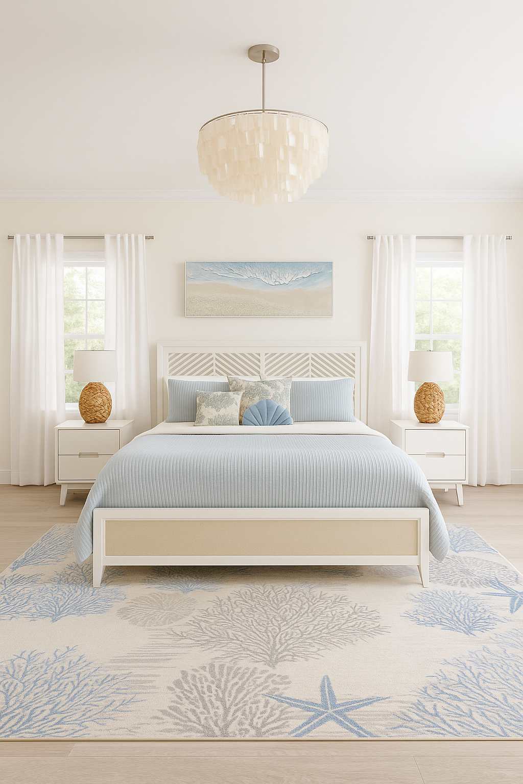 Coastal Bedroom Interior Design