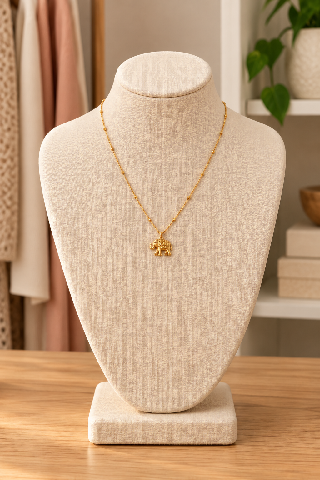 Stand in Strength Elephant Necklace