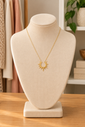 Gold Starburst Necklace