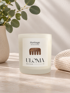 Coconut Wax Glass Candle by Uloma Studio