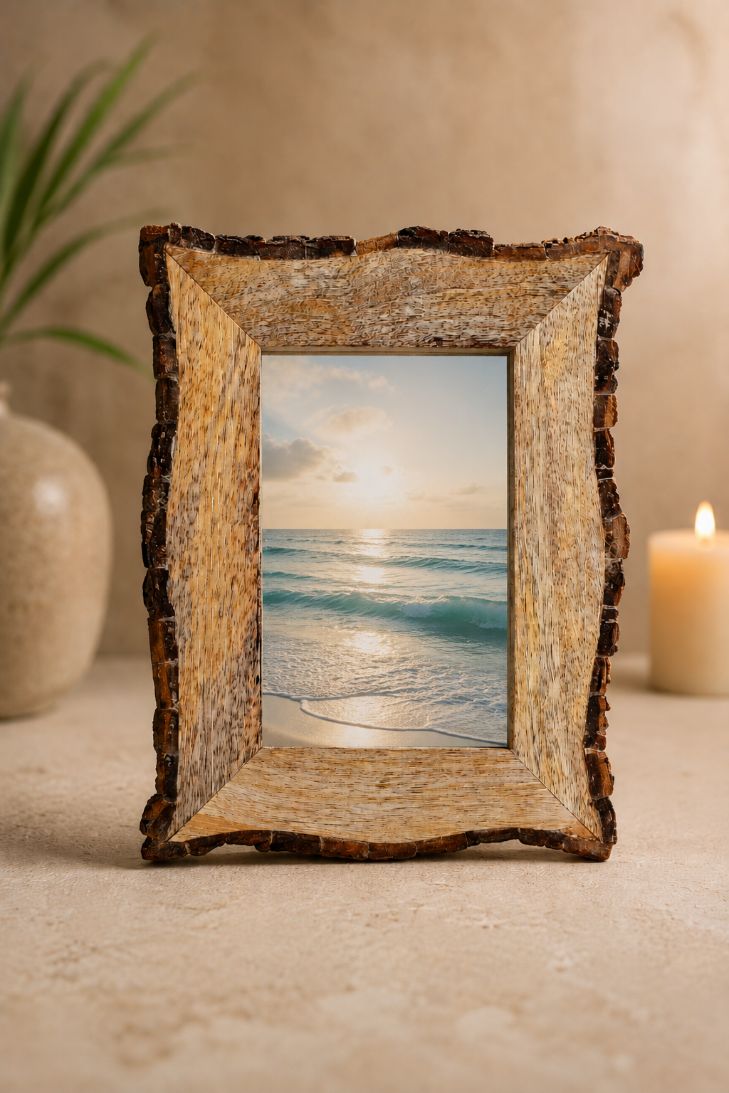Live Edge Wood Photo Frame