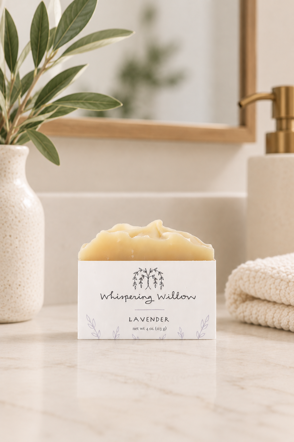 Natural Bar Soap by Whispering Willow