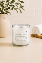 Recycled Glass Coconut Wax Candle