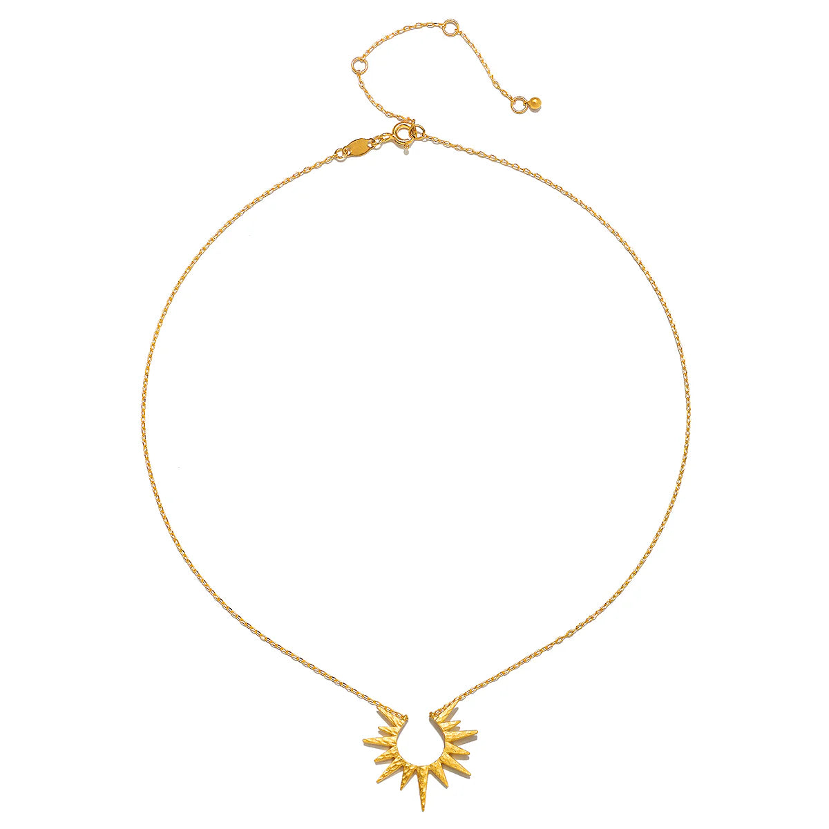 Gold Starburst Necklace by Satya Jewelry