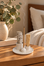 Ceramic Incense & Wood Burner