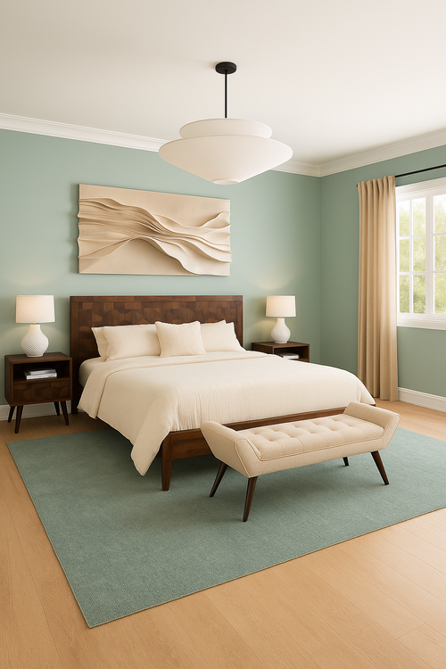 Mid-Century Modern Bedroom Interior Design