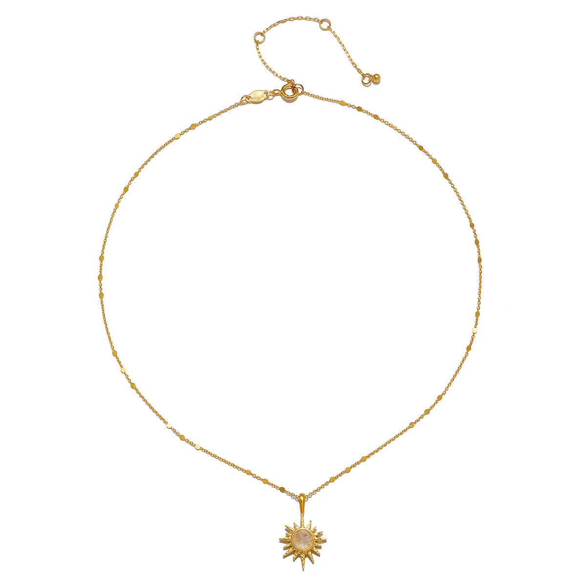 Moonstone Starburst Necklace by Satya Jewelry