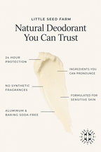 Natural Deodorant Cream